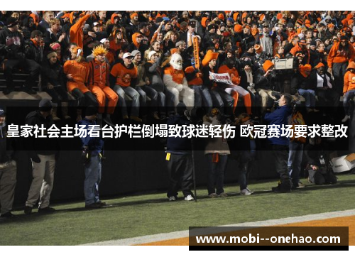 皇家社会主场看台护栏倒塌致球迷轻伤 欧冠赛场要求整改
